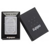 Bricheta Zippo 28458 Serenity Prayer
