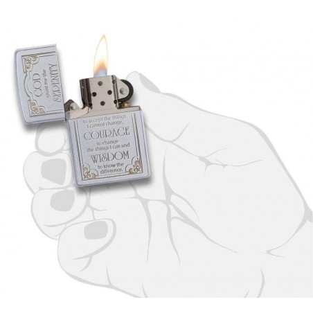 Bricheta Zippo 28458 Serenity Prayer