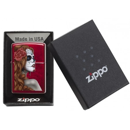 Bricheta Zippo 28830 Day of the Dead Girl