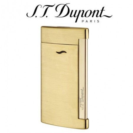 Bricheta S.T. Dupont Slim 7 Brushed Gold 027711