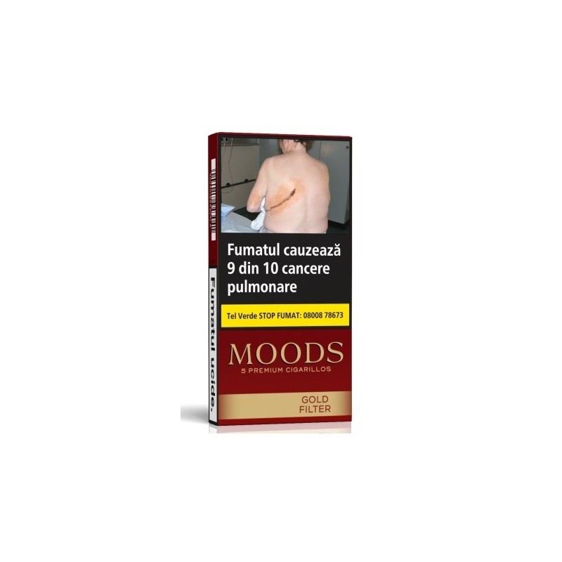 Tigari de foi Moods Gold Filter 5