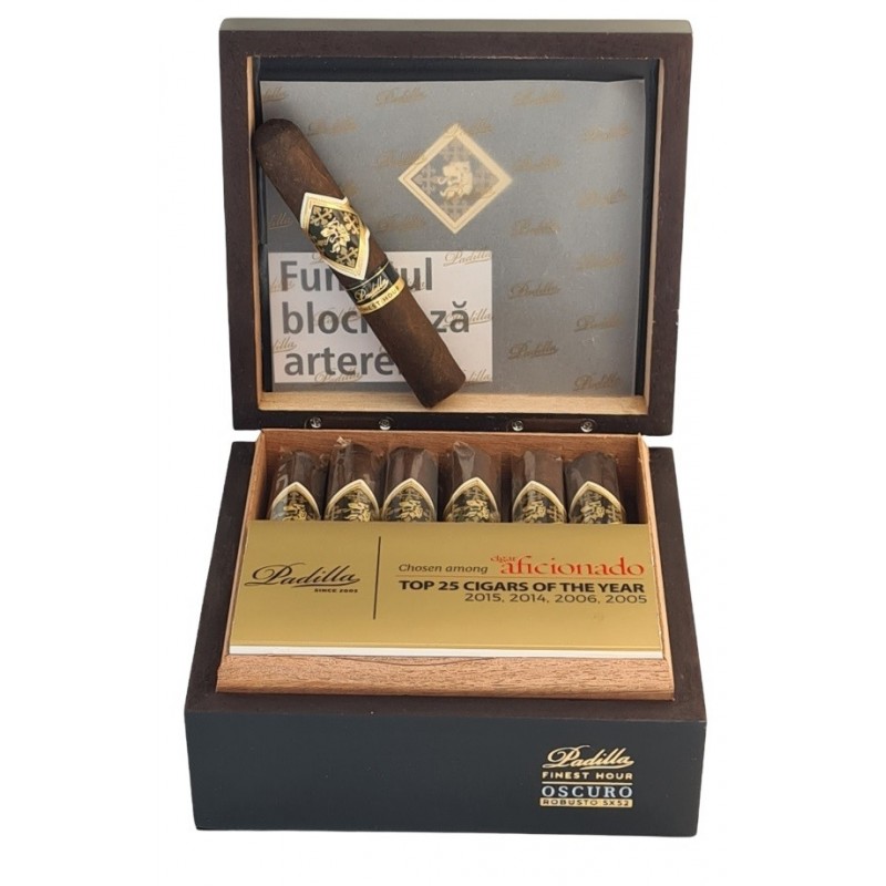 Trabucuri Padilla Finest Hour Oscuro Toro (20) fumez trabuc