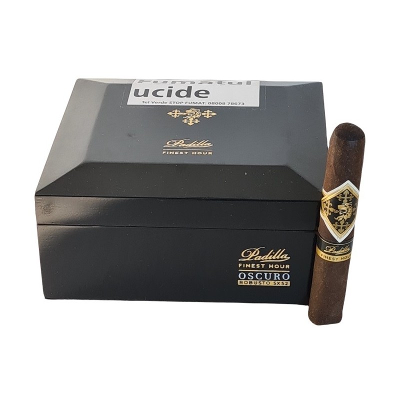 Trabucuri Padilla Finest Hour Oscuro Toro (20) fumez trabuc