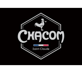Scrumiera ceramica 3 pipe Chacom White Cracked