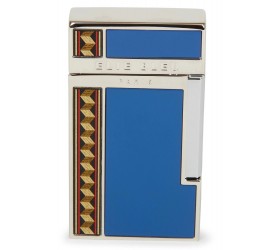 Bricheta Elie Bleu J-14 Blue Lacquer Marquetry Jet Flame EBJ1452