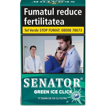 Tigari de foi Senator Filter Green Ice Click (17)