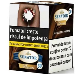 Cumpara Tigari de foi Senator Mini Cigars Brunus.