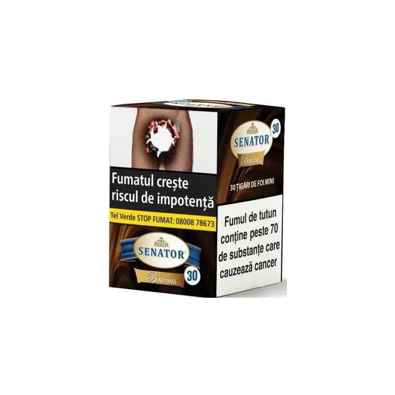 Cumpara Tigari de foi Senator Mini Cigars Brunus.