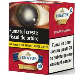 Tigari de foi Senator Mini Cigars RUBINUS 75g (30)