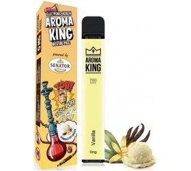 Mini narghilea electronica de unica folosinta AK by Senator Vanilla Ice Cream (700 pufuri) 0 mg