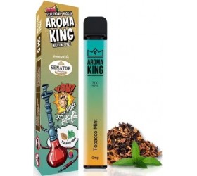 Mini narghilea electronica de unica folosinta AK by Senator Tobacco Mint (700 pufuri) 0 mg