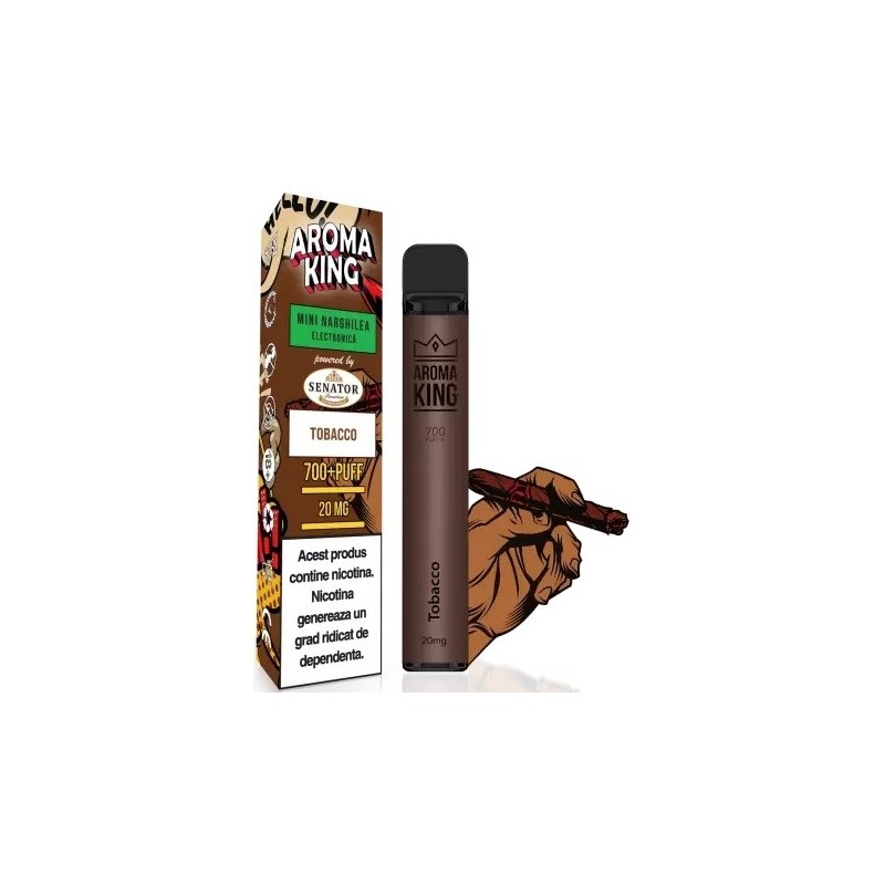 Mini narghilea electronica de unica folosinta AK by Senator Tobacco (700 pufuri) 20 mg