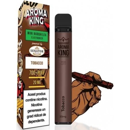 Mini narghilea electronica de unica folosinta AK by Senator Tobacco (700 pufuri) 20 mg