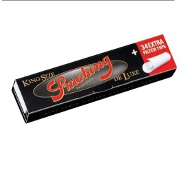 Foite de rulat Smoking King Size Deluxe cu filtre