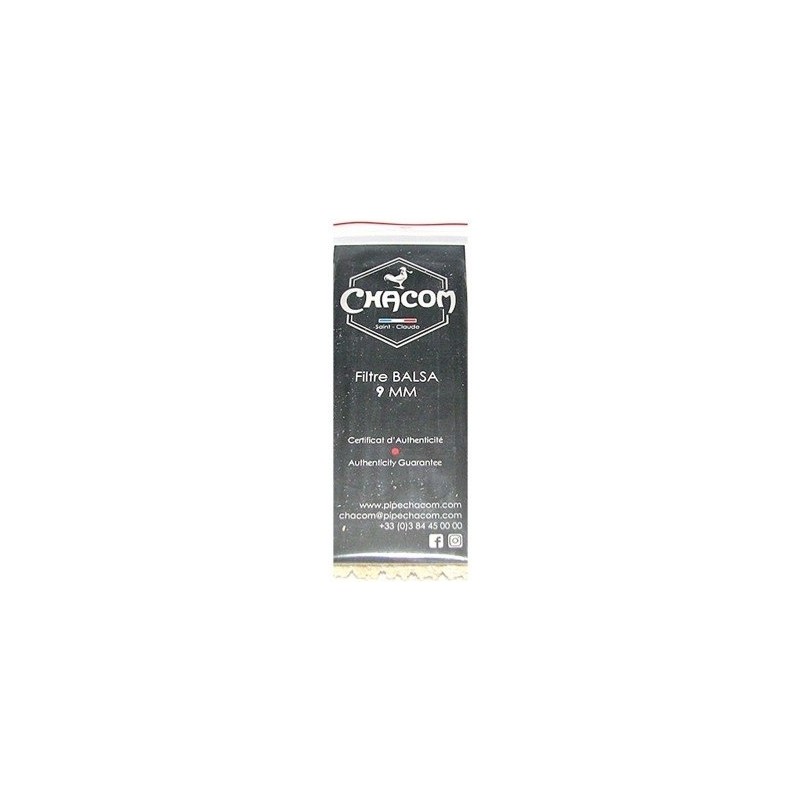 Filtre Chacom lemn balsa 9 mm 15 buc.