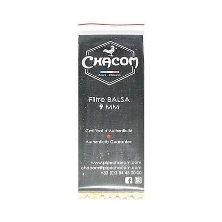 Filtre Chacom lemn balsa 9 mm (15buc.)