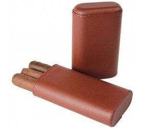 Etui Trabucuri Dissim Telescoping Triple Case Brown