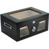 Humidor trabucuri Andreas Glasstop & Window Black 1196 (100 tig.)