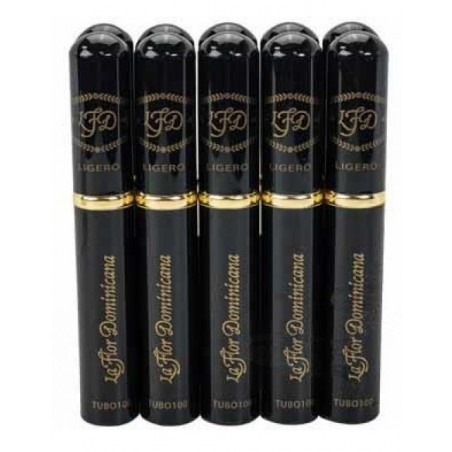 Trabucuri La Flor Dominicana Tubos 100 Ligero Corona (5)