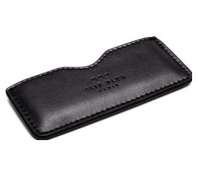 Etui Cutit Ellie Bleu Leather Case Black