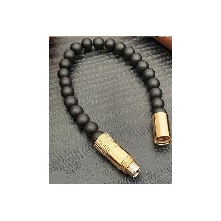 Perforator Trabucuri Bracelet Solo Gold Onyx Matte (L)