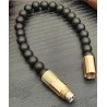 Perforator Trabucuri Bracelet Solo Gold Onyx Matte (L)