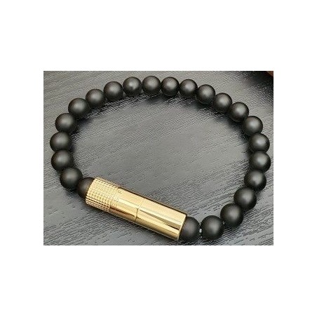 Perforator Trabucuri Bracelet Solo Gold Onyx Matte (L)