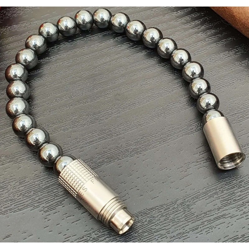 Perforator Trabucuri Punch Bracelet Solo Steel Hematite (M)