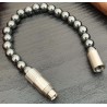 Perforator Trabucuri Bracelet Solo Steel Hematite (M)