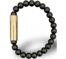 Perforator Trabucuri Punch Bracelet Solo Gold Onyx Matte (M)
