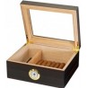 Humidor Andreas Glasstop Ebony 1202 (25 tig.)
