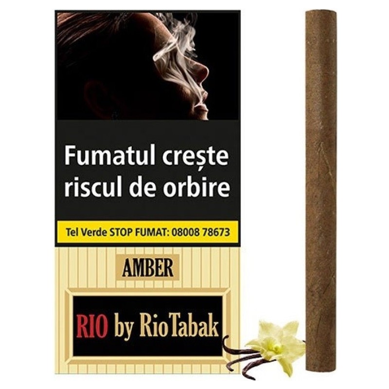 Tigari De Foi Vanilie Rio Amber By RioTabak 10
