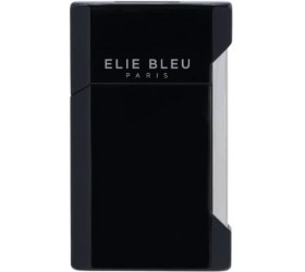 Bricheta Elie Bleu Cigar Jet Flame Lighter Black Ip Pinstripe EBJ1225