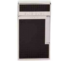 Bricheta Elie Bleu Cigar Jet Flame Black Matte Grid With Cover EBJ1431