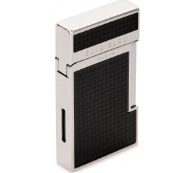 Bricheta Elie Bleu Cigar Jet Flame Black Matte Grid With Cover EBJ1431
