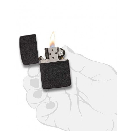Bricheta Zippo Classic 1941 Replica Black Crackle 28582