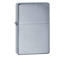 Bricheta Zippo 230 Vintage Brushed Chrome Slashes