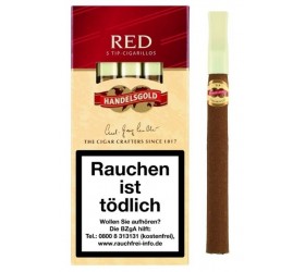 Tigari de foi Handelsgold Tip Red (50)