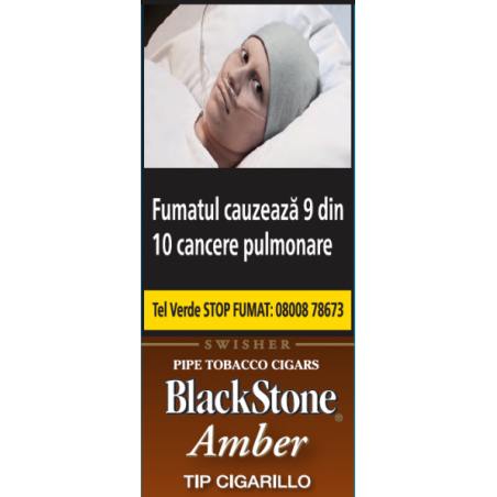Tigari de foi BlackStone Tip Cigarillos Amber (100)