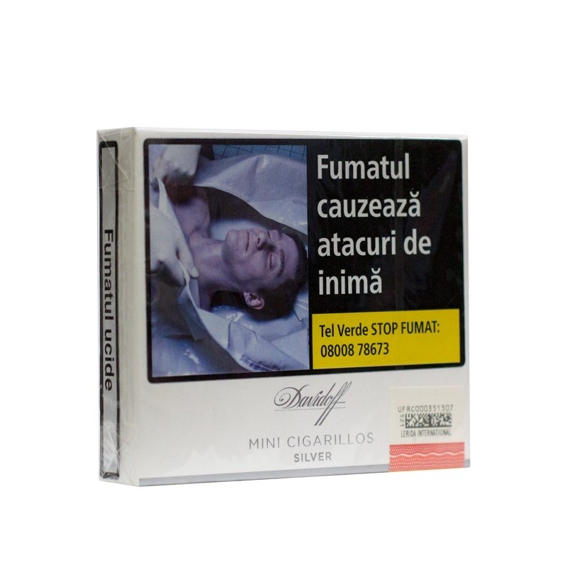 Davidoff Mini Cigarillos Silver - 10's