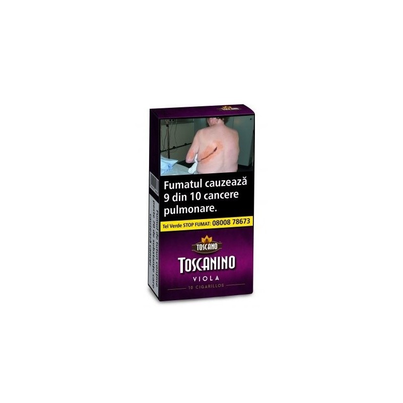 Oferta Tigari de foi Toscanino VIOLA (100) aroma de cirese