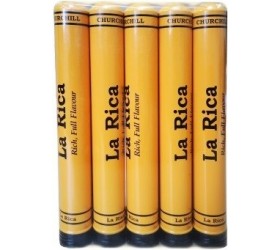 Trabucuri La Rica Natural Connecticut Churchill Tubos Bundle (10)