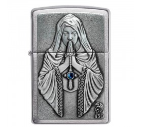 Bricheta Zippo 49756 Anne Stokes Woman with Rosary Praying