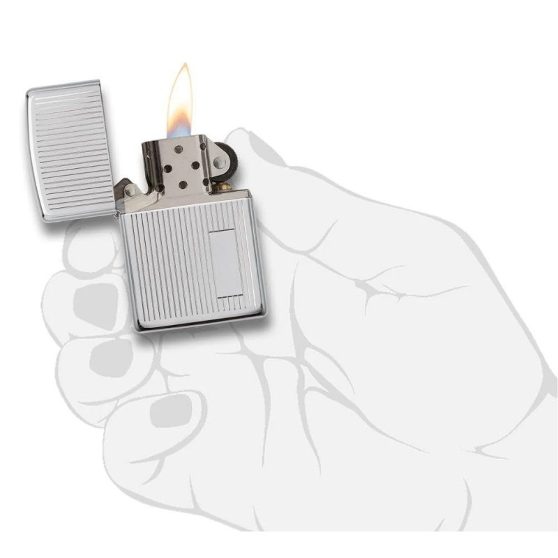 Bricheta Zippo 350 Engine Turned Polished Chrome.Magazin brichete zippo si accesorii zippo originale