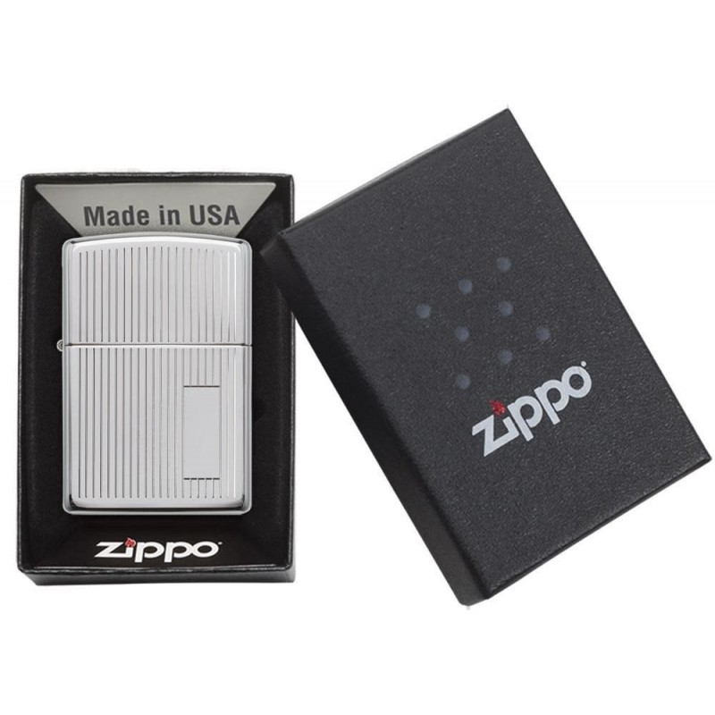 Bricheta Zippo 350 Engine Turned Polished Chrome.Magazin brichete zippo si accesorii zippo originale