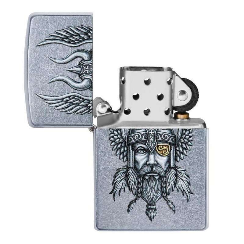 Bricheta Zippo Viking Warrior Design 29871 o bricheta frumoasa