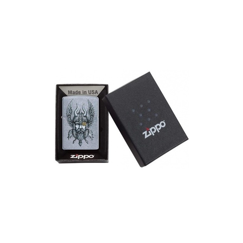 Bricheta Zippo Viking Warrior Design 29871 o bricheta frumoasa