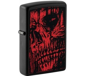 Bricheta Zippo Red Skull Design 49775
