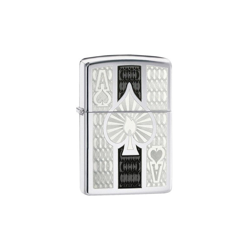 Bricheta Zippo Intricate Spade Design 24196