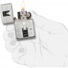 Bricheta Zippo Intricate Spade Design 24196